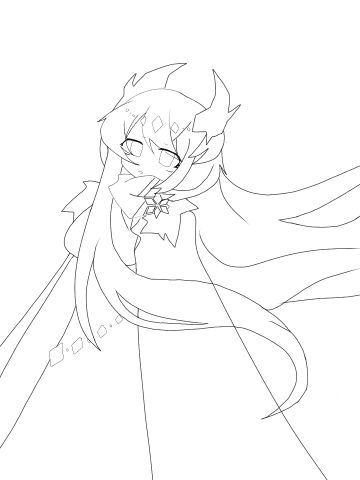 一张涂了一半突然懒得画的图