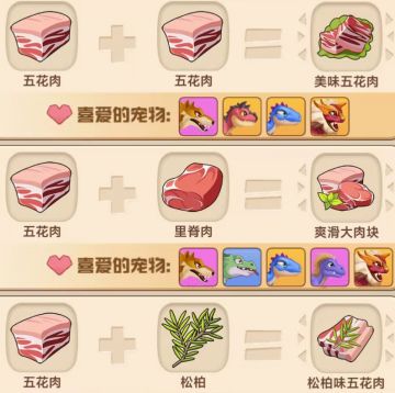 《猎龙消消大作战》食物合成大全以及喜爱的宠物（二）