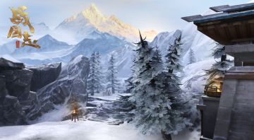 《战国志》精兵封测风景美图——雪山与王城