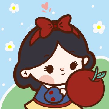 白雪公主家族松松头像来啦~