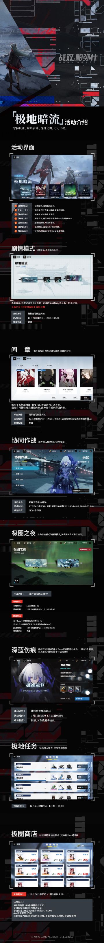 《战双帕弥什》新版本来啦！极地暗流活动介绍