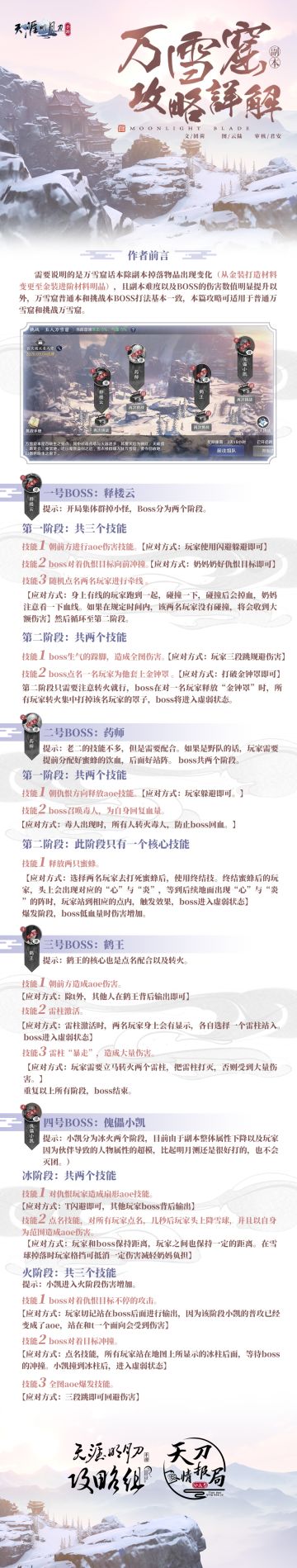 【副本攻略】万雪窟普通本挑战本详解（51、56本图文精华版）