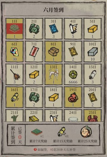 【江南百景图】6月月签到预告