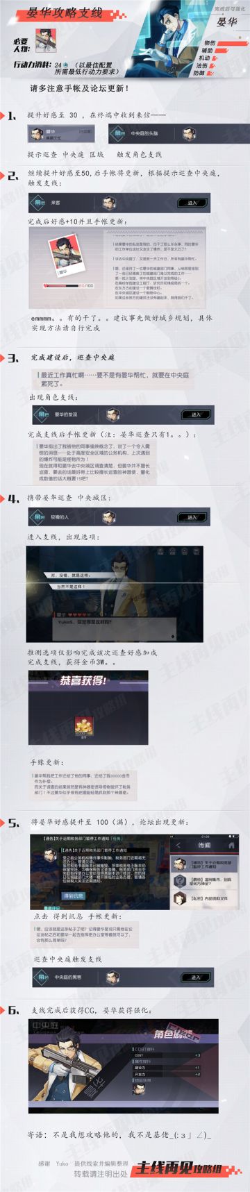 《永远的7日之都》晏华支线攻略