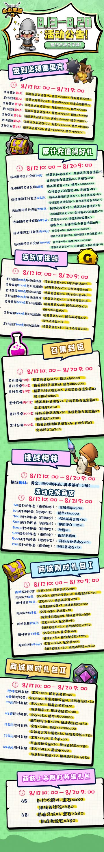 【帕诺普巡查报告-8.13活动更新&维护预告！】