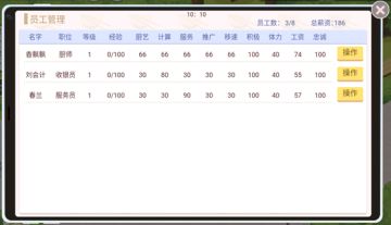 《依灵餐厅》开发日志——员工管理界面优化
