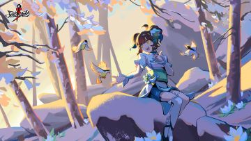 忍者必须死3主题壁纸——雪霁莲欢