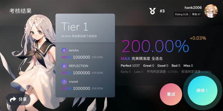 Tier1完美精准度达成/三月P图“发布会”截图