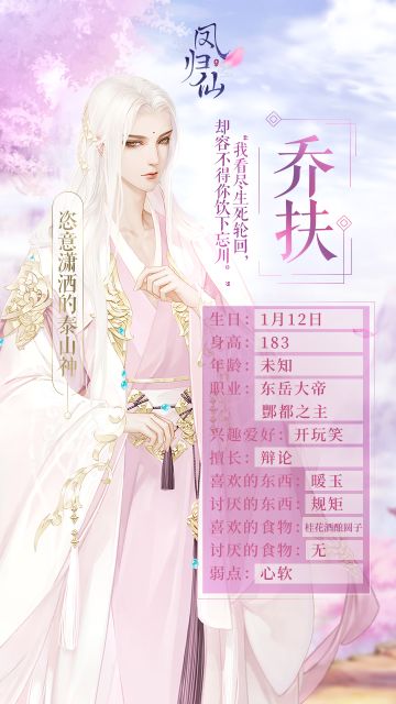 恋世界男神图鉴：甜宠师尊乔扶