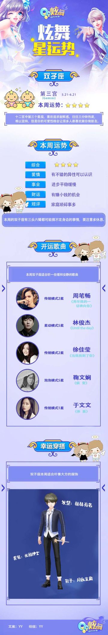 【炫舞星运势】忙碌奔波的双子座