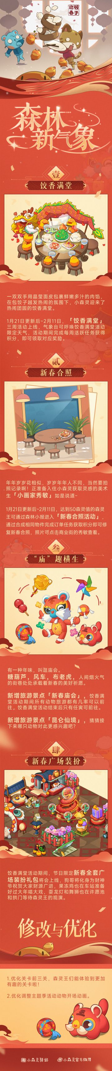 小森灵本期更新公告丨关于狡猾的果冻鸡和脚滑的小日月吃饺子这件事