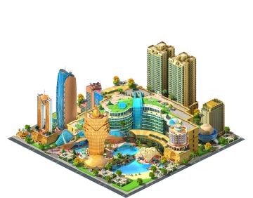 华丽地标 《商业大亨》首创模拟经营SLG手游