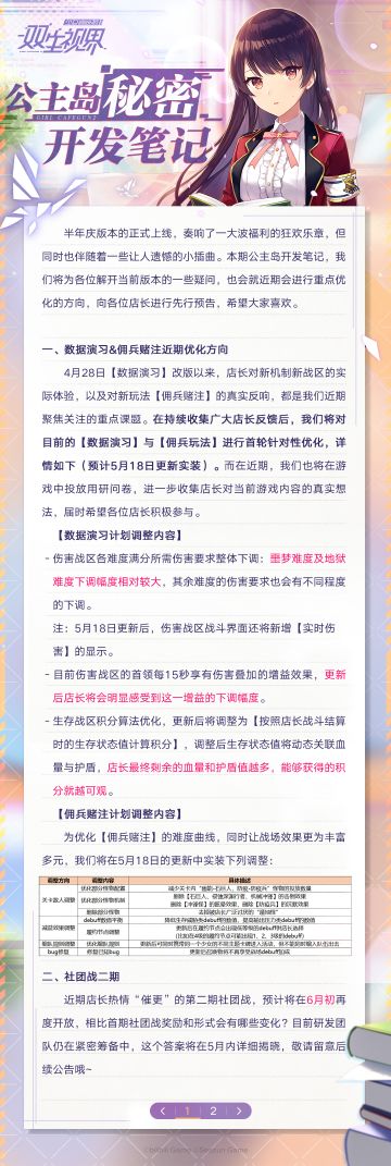 【双生视界】公主岛秘密开发笔记