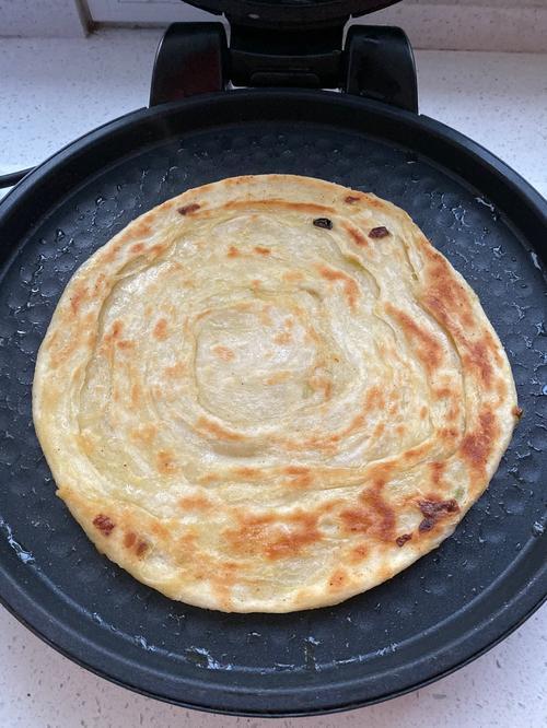 你看这个饼他又大又圆!截图