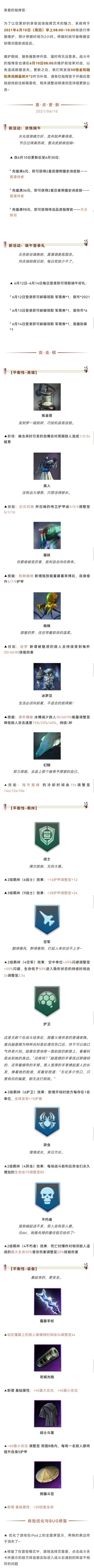 更新公告丨6月10日停服维护更新公告