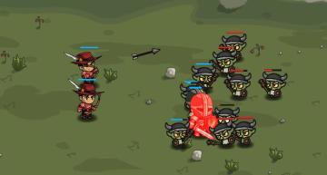 前肉后弓箭，大战哥布林