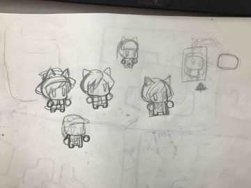 一些早期的设定图