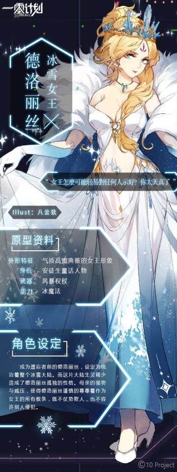 -【人物信息解禁】- ◇ 冰雪女王 · 德洛丽丝