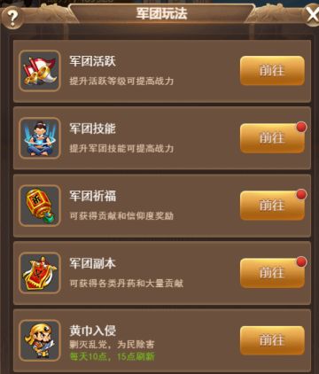 《一点三国》军团玩法介绍