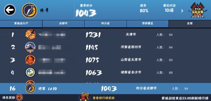 家族【终章】招人截图