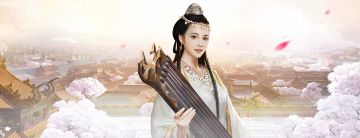 【佳人专题】——吕蝶衣：弦音寄情表心意，月明林下美人来