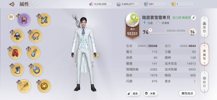 不懂就问，我这个法攻正常么？截图