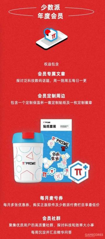 「机核・派」联合会员上线