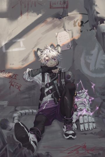 #角虫的腿部挂件#虎哥帅就完事了（来源：@星择Alter）