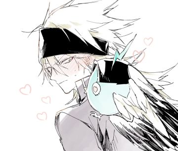 #角虫的腿部挂件#肩膀借你靠靠吧（来源：@くろまめ ）