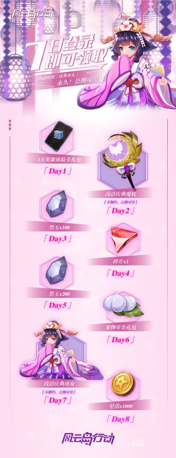 【终极内测福利日历】7日登录即可领取时装，不删档，公测可用！