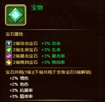 《命运战歌》档案解锁：装备介绍和宝物属性解析