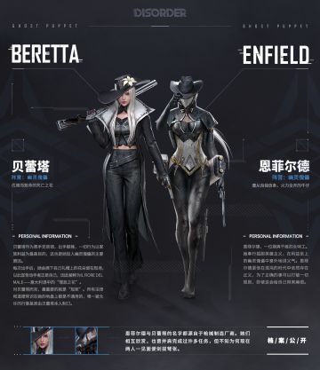 【士兵名录】贝蕾塔&恩菲尔德