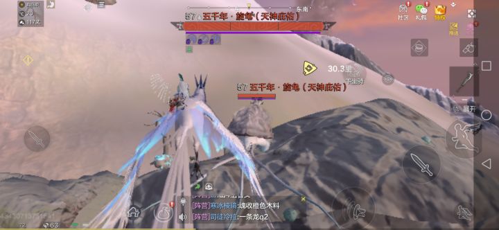 乌龟跑去雪山凉快？截图