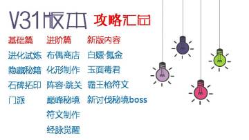 【V31版本攻略汇总】