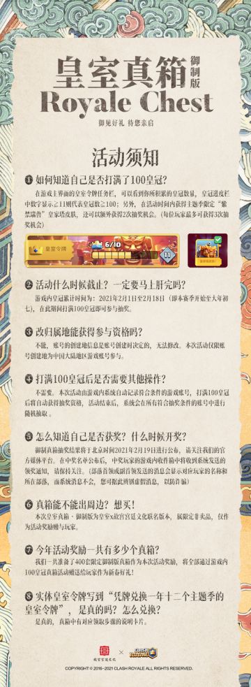 皇室百冠抽真箱活动Q&A小贴士