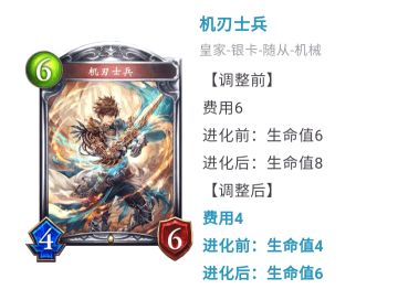 《影之诗》5月22日维护时的卡牌能力变更公告