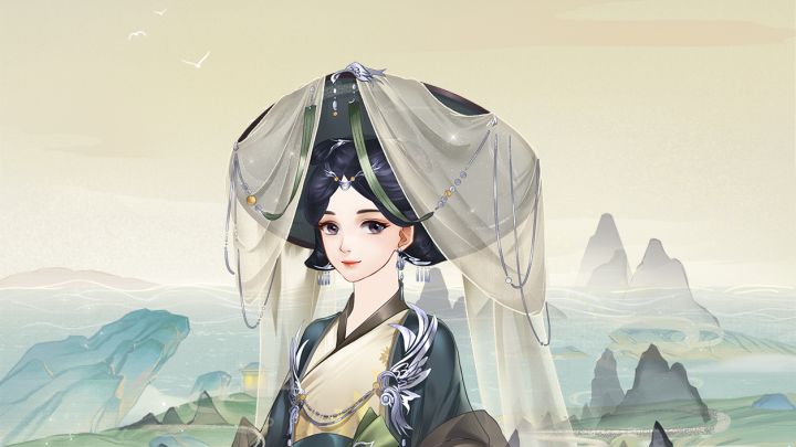 【空山青鸟套装】有人独立空山，天风袅，翠颜时相见截图