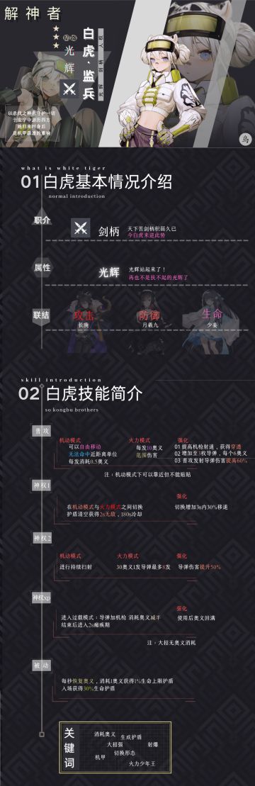 【冬至万物】监兵 白虎攻略