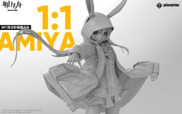 《明日方舟》阿米娅1:1模型【上海WF展-E3馆-A33东京figure】明后双日彩模展示