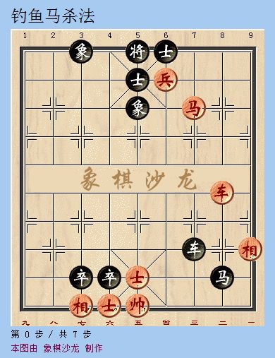 象棋30种绝杀秘籍（象棋小白到高手：一，先介绍十篇）截图