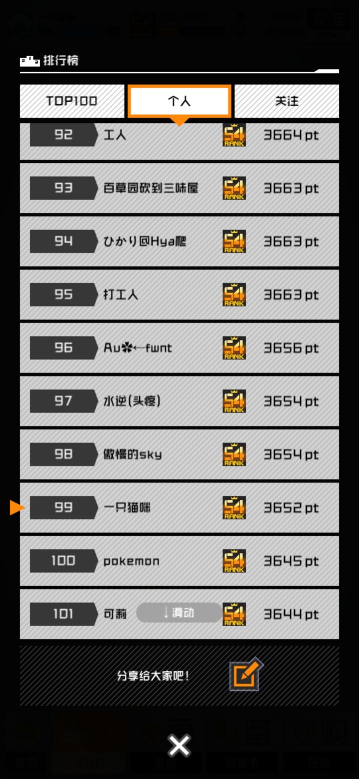 前一百里面估计只有我没有160卡等了吧截图
