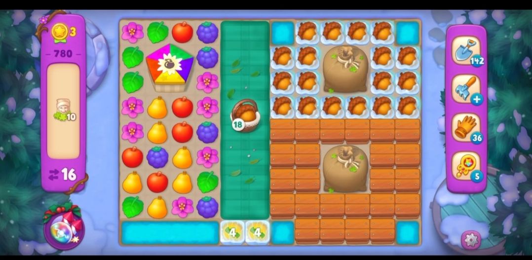 【梦幻花园】之黄金杯第780关截图