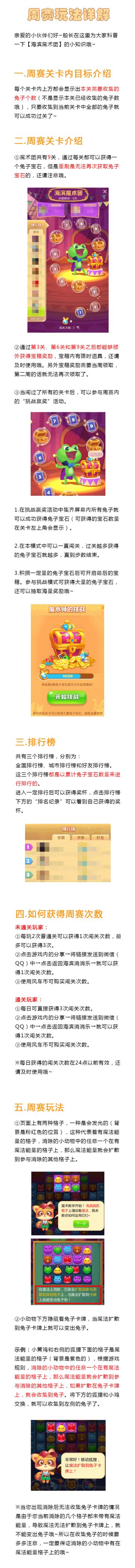 【海滨魔术团】（周赛）玩法详解~