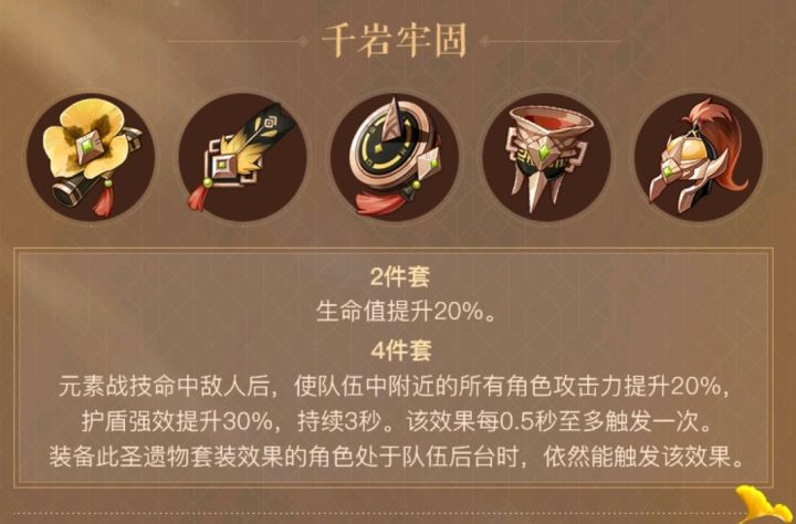 千岩套的效果自己队吃的到吗截图