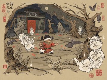 【江南百景图】中元已至，放河灯，祀亡魂