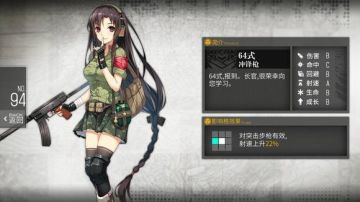 【萌游姬】枪娘图鉴&建造公式&建造时间