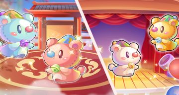 萌萌鱼缸必备：四色小熊手偶~