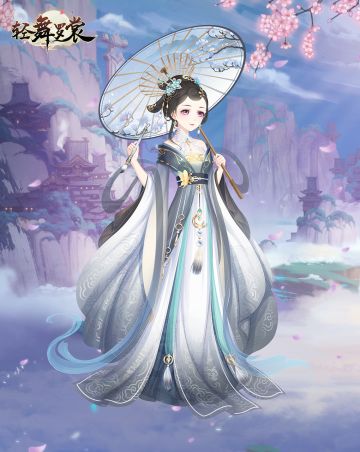 银丝勾勒细软，一笔雨墨，珠翠坠起。