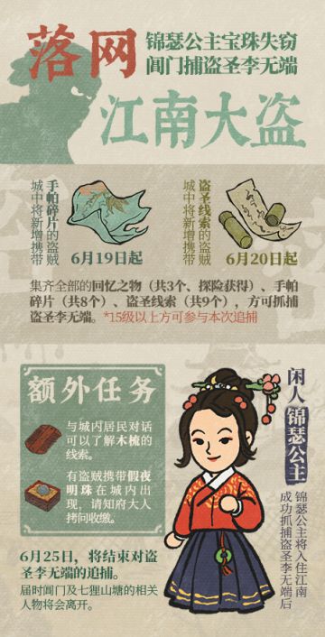 【活动预告】江南大盗（下篇）6月19日开启