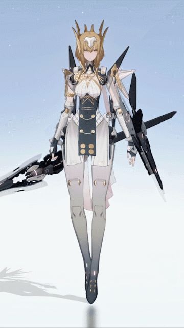 《战双帕弥什》罗塞塔·凛冽新增特效涂装 | 旌风雪冠